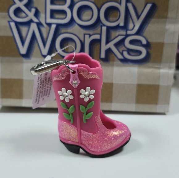 Bath & Body Works Cowgirl Pink Boot Pocketbac Holder Nwt - Picture 3 of 3
